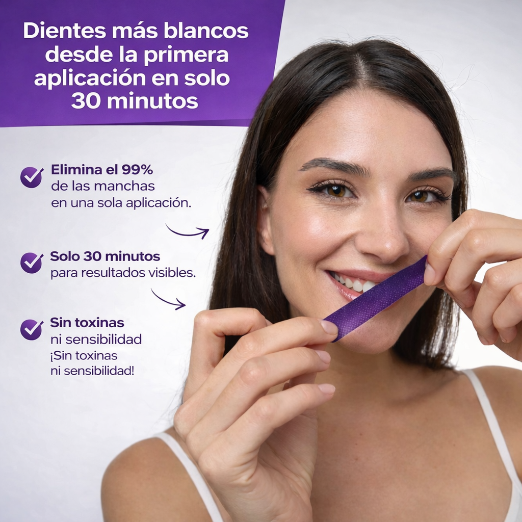 Dientes más blancos en 7 días